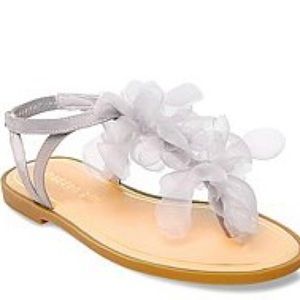 Madden Girl Purple T-Strap Floral Sandals - Size 7.5 - Goodie Sandal